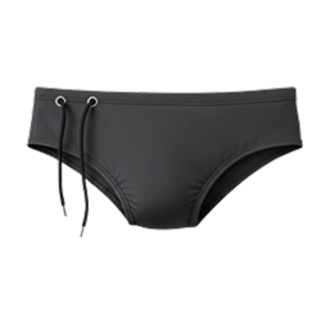 sunga masculina clássica cinza com cordão ajustável